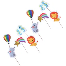 Kuber Industries Set Of 50 Cardboard Cupcake Toppers-20