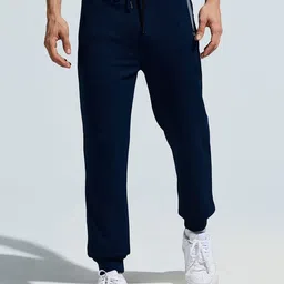 DOMIN8 Men Mid-Rise Stretch & Breathable Joggers with Convenient Side Zipper Pocket-image-67