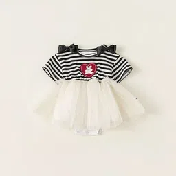 LULU & SKY Striped Fit & Flare Dress-image-7