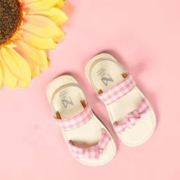 THE MADRAS TRUNK Kids Open Toe Flats-image-12