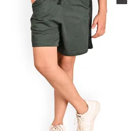 BAESD Boys Pack Of 2 Cotton Solid Regular Bermuda Shorts-image-56