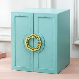 Just Lil Things Green Set of 1 Regular Jewellery Organiser Organisers-39