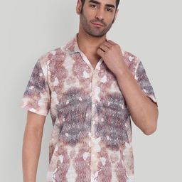 Stysure Men Comfort Semi Sheer Casual Shirt-image-17