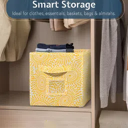 Aura Yellow Set of 4 Regular Multi-Utility Organisers image 2