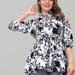 HIALTO Women White Solid Other Tops-picture-38