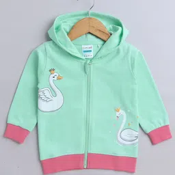 BUMZEE Girls Hooded Sweatshirt-14