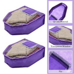 Kuber Industries Purple Set of 3 Regular Multi-Utility Organisers image 5