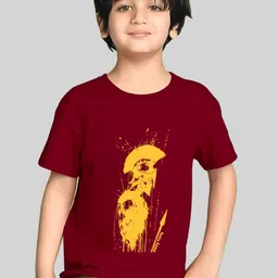 Kiddy Viddy Boys Graphic Printed Round Neck T-shirt-picture-34