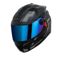 Steelbird SBH-17 Robot Terminator Printed Full Face Scratch Resistant Riding Helmet-picture-14