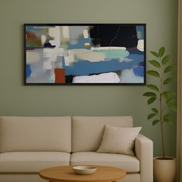 999Store Blue & Brown 1 Piece Canvas Other Wall Paintings-image-30
