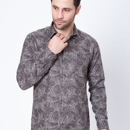 Sparky Men Floral Opaque Printed Casual Shirt-image-80