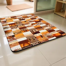 IVAZA Brown Anti Slip 550 GSM Bath Mat-image-30