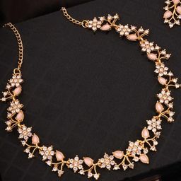 Brado Jewellery Women Pink Jewellery Set-image-50