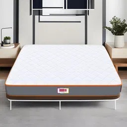USHA SHRIRAM Grey & White 7-Zone With Posture Contour Orthopedic Single Size Mattress-image-27