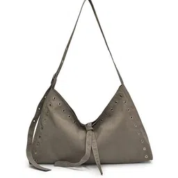 StyleCast x Revolte Structured Hobo Bag with Cut Work image 4