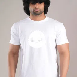 HESHA Printed Urban Drift Panda Round Neck Pure Cotton T-shirt-picture-39