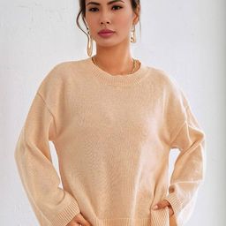 Blooming Tales Women Round Neck Long Sleeves Pullover Sweater-picture-27