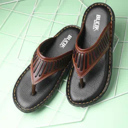 BUCIK Men Self Design Thong Flip-Flops-picture-8