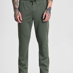 Snitch Men Green Mid-Rise Slim Fit Trouser-image-78