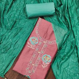 SAINOOR Embroidered Unstitched Dress Material-picture-49