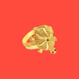 Dynamic Retail Global Unisex Gold Ring-14