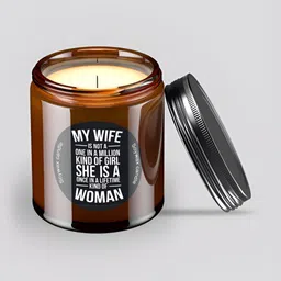 Pratha Black & Brown 1 pieces Jar Candle-8