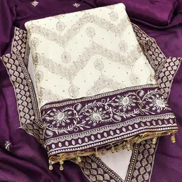 kalini Women'S Vichitra Dress Material-picture-33