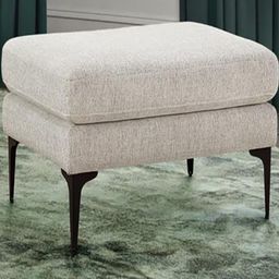 DOE BUCK Wood Linen Rectangle Ottomans-image-96