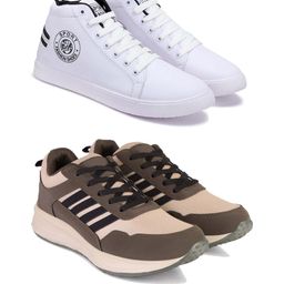 DRACKFOOT Men Non-Marking Running Sports Shoes-picture-1