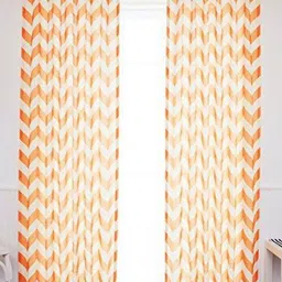 Dekor World Multicoloured Set of 2 Sheer Window Curtain-picture-13