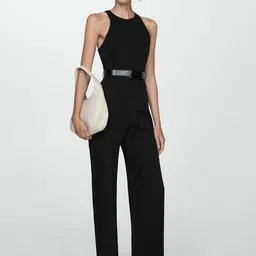 MANGO Basic Jumpsuit with Belt image 4