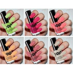 VOLO Set Of 6 Color Rich Toxic Free Perfection Shine Nail Polish - 5 ml Each - VT-026-3