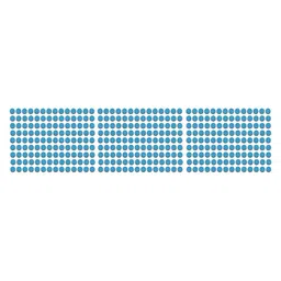 Comet Busters Bindiful Set Of 3 Daily Wear Traditional Bindis- Turquoise Blue image 3