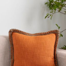 Rya Living Orange Ethnic Motifs Square Cushion Covers-image-57