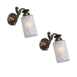 SOMIL White Glass Cylinder Printed Wall Lamps-image-98