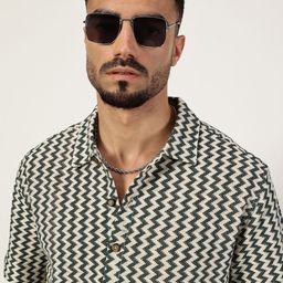 Thomas Scott Men Premium Slim Fit Semi Sheer Striped Casual Shirt-image-77