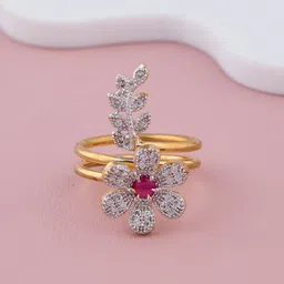GC PREMIUM JEWELLERY Cubic Zirconia-Studded Finger Ring-picture-18