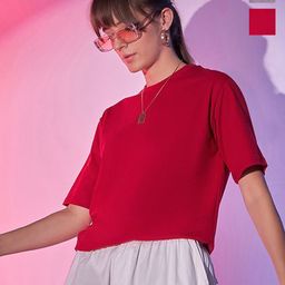 DIMPY GARMENTS Women 2 Raw Edge T-shirt-image-74
