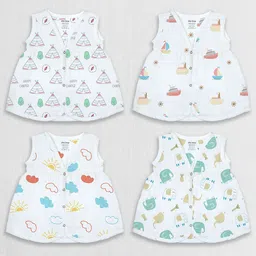 1st Step Girls Conversational Print Fit & Flare Dress-14