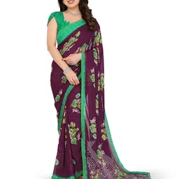 Moda Rapido Floral Printed Beads and Stones Saree-picture-27