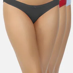 Shyygl Set of 3 Low-Rise Bikini Briefs-picture-39