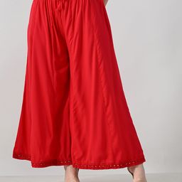 MAURYA Women Knitted Palazzos-image-95