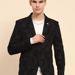 Global Republic Men Textured Blazers-image-31