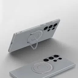 Luxury Kase Solid Samsung Galaxy S23 Ultra 5G Premium Magnetic Support Shell Back Case-image-45
