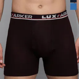 LUX PARKER Pack Of 3 Pure Cotton Long Trunks LUX_PARKER_ICD_DRW_COL_3PC-image-55
