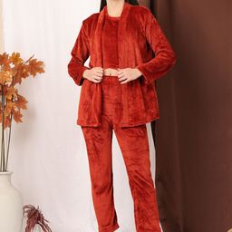 NEUDIS Round Neck Sleeveless Top With Shrug With Jogger-picture-21