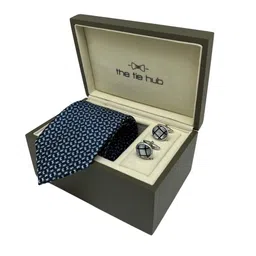 The Tie Hub Men Neck Tie & Cufflinks Accessory Gift Set-image-31