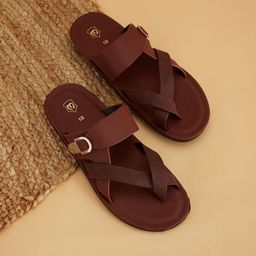 Manyavar Men Self Design Ethnic Sandals-image-30