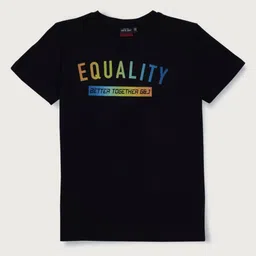 Gini and Jony Boys Typography Printed T-shirt-31