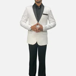 GARGIAN Master Cut Men Peaked Lapel Polyester Blazers-picture-32